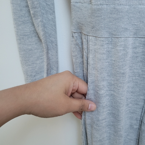 We The Free Gray Lucca Knit Loungewear Comfy Neutral Casual Jumpsuit Size S - Picture 4 of 14